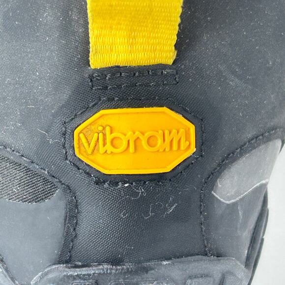 Vibram Fivefingers V-Alpha Trail Running Shoes Black/Yellow Men's 8-8.5 NWOB - Picture 8 of 9